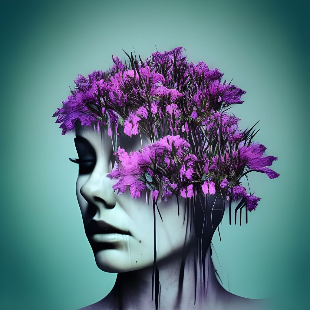 Double Exposure: Lady *Loves* Lavender