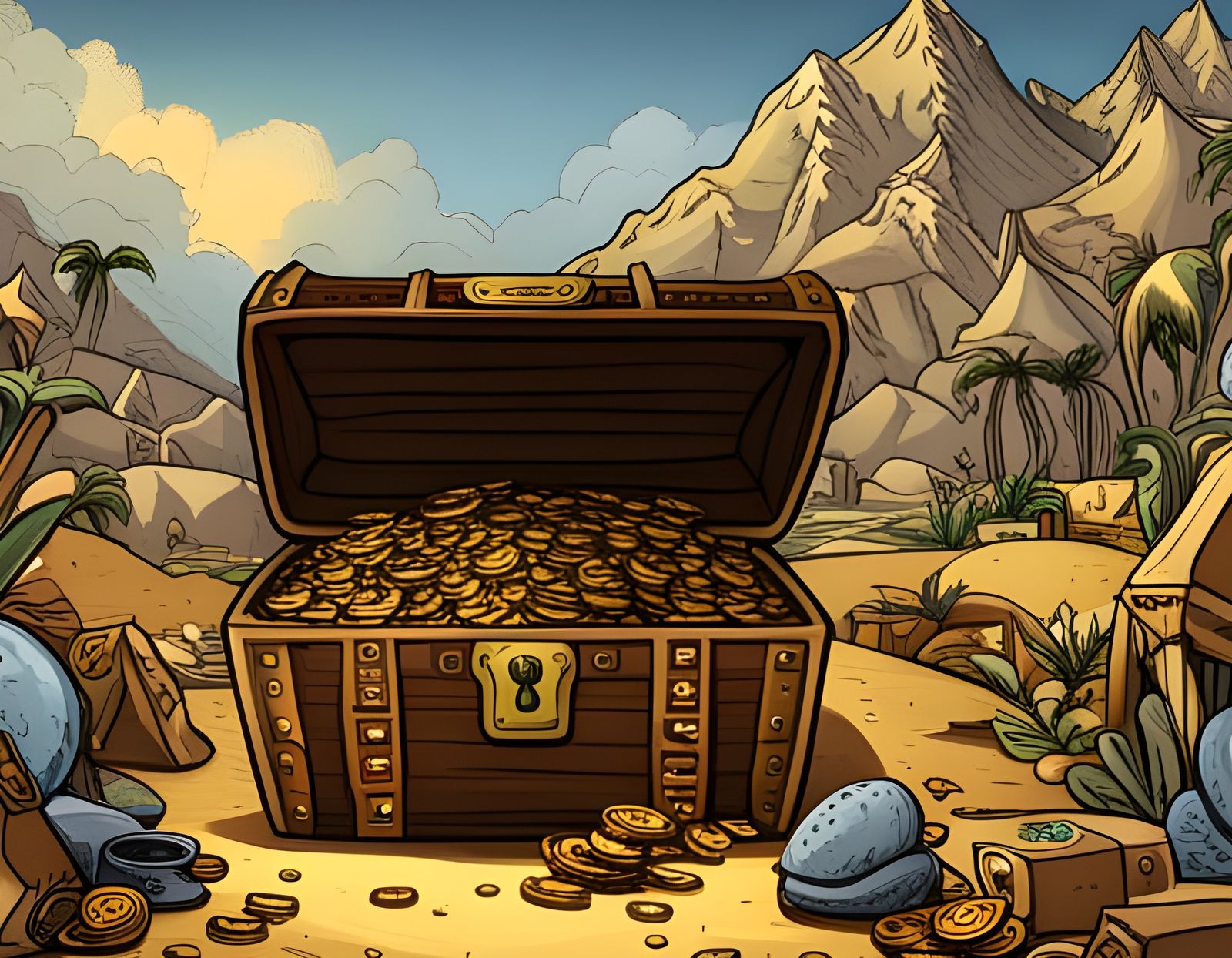 Mirage or Treasure In The Desert