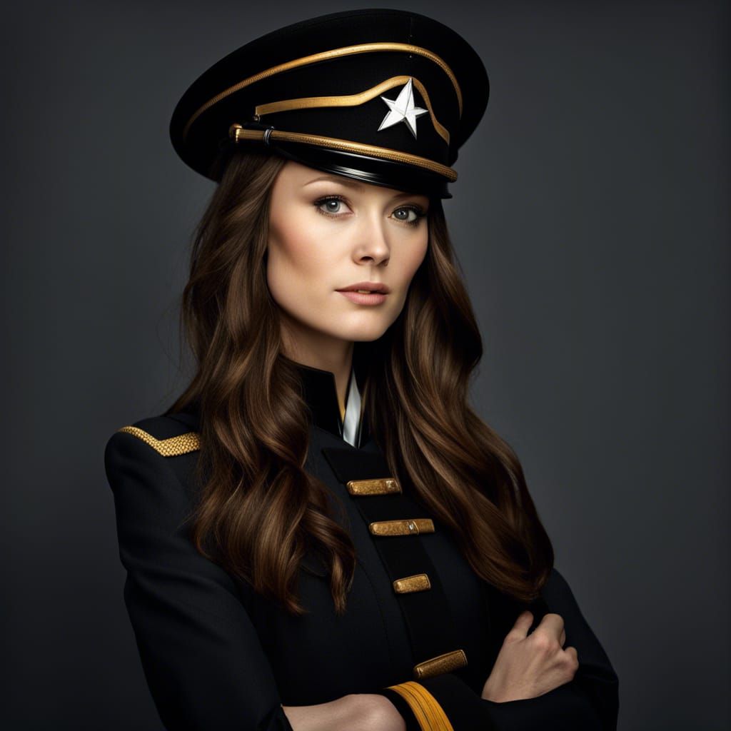Summer Glau Starfleet Portrait in Professional Style
