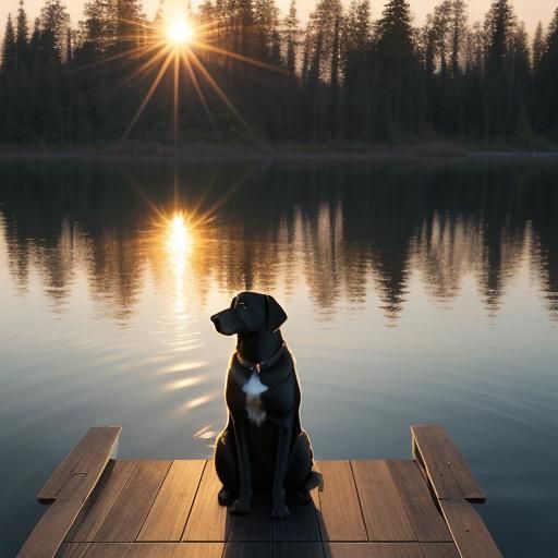 Labrador Retriever Portrait at Sunset in National Geographic...