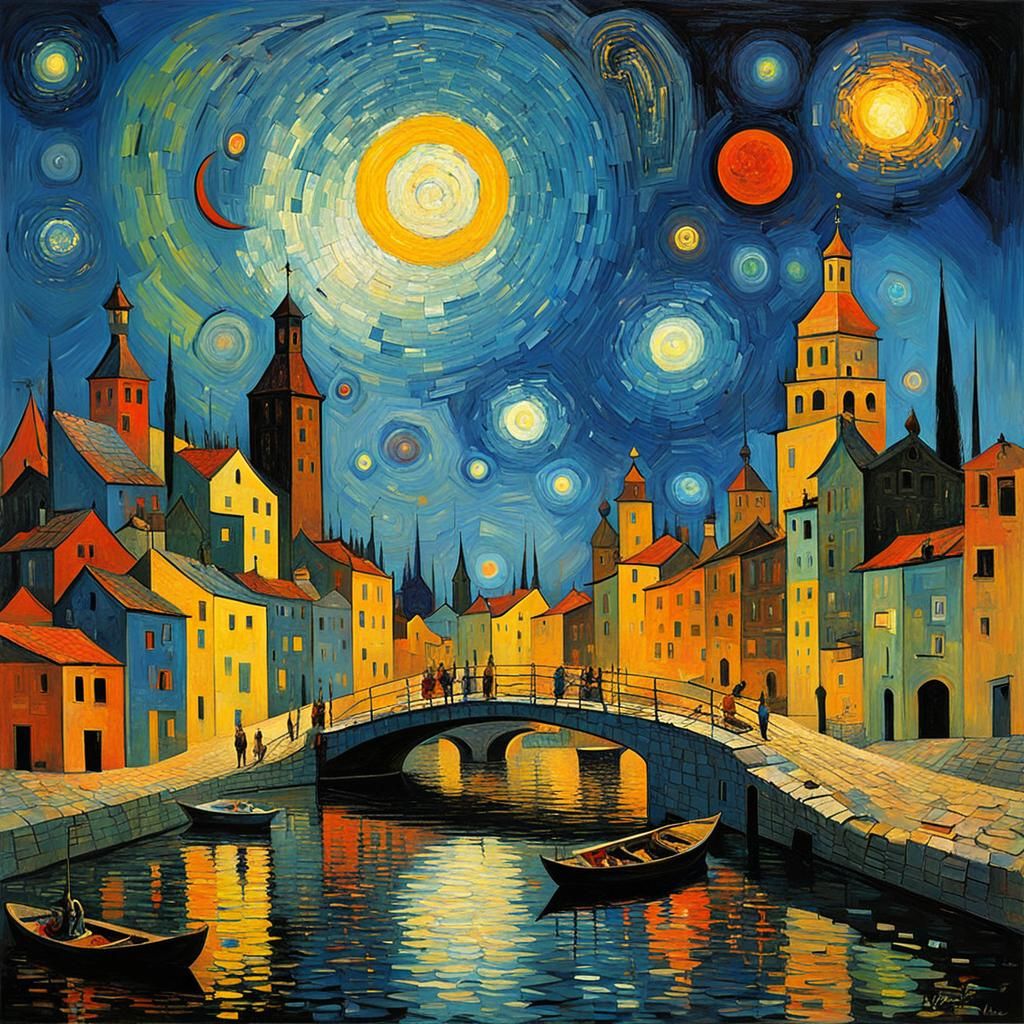 Surreal Alien City Art