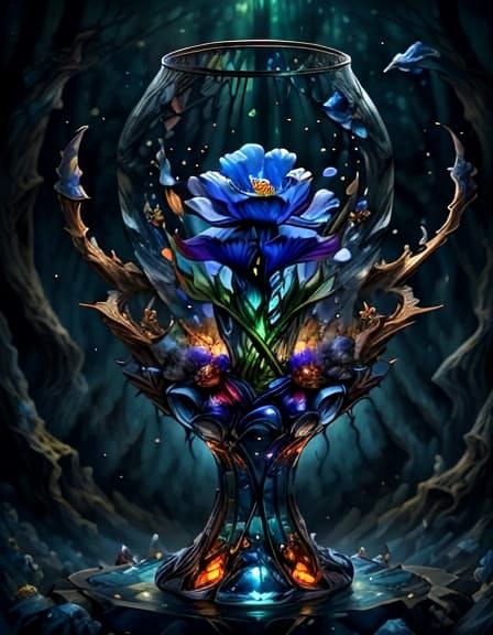 Elegant Queen Blooms with Intricate Floral Details