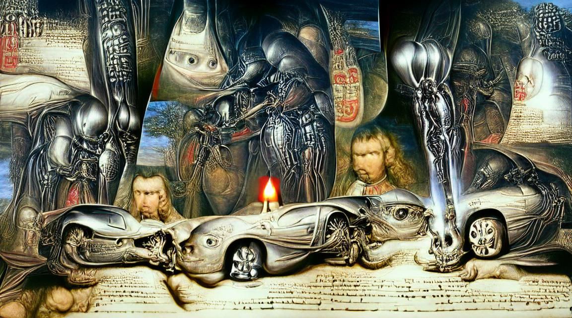 Knight, Death, and Celica: Dürer Meets Giger
