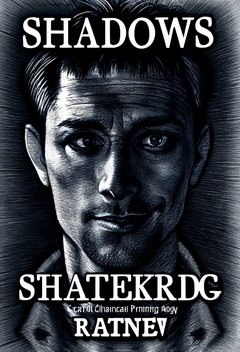 Hyperdetailed Charcoal Drawing of a Split Face