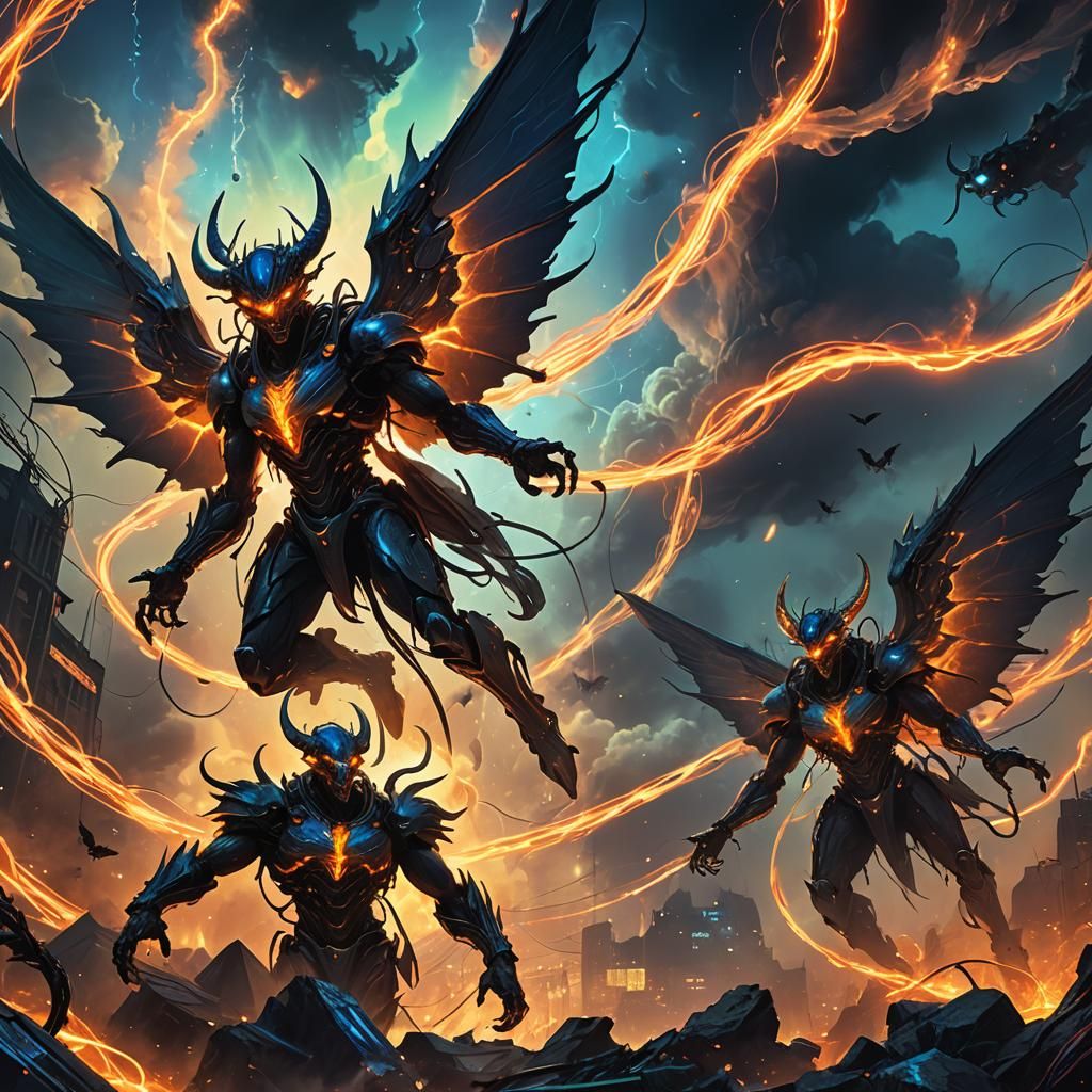 Cybernetic Demons Soar Through Venus in Sci-Fi Horror