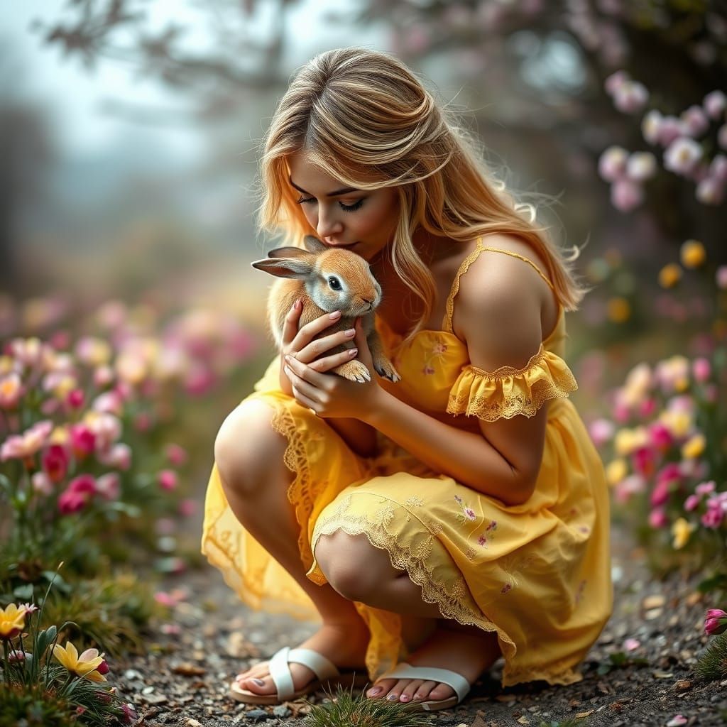 blonde,woman,the image has should have a perfect face, perfect hands, perfect fingers, perfect legs, perfect feet ,perfe...