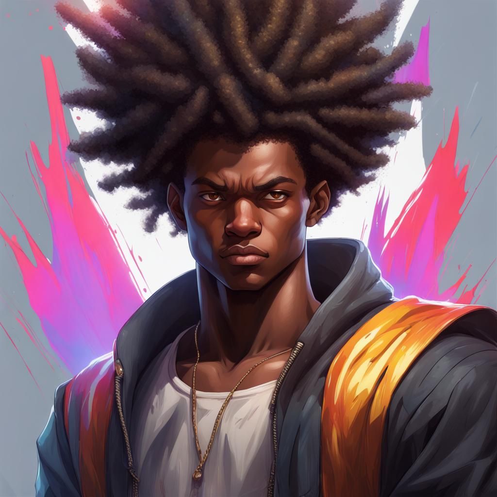 Hyperdetailed Super Saiyan Portrait in Unreal Engine 5