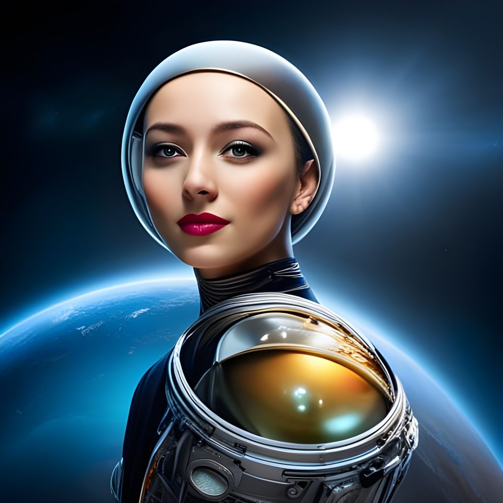 Golden Cyborg Smiles Before Jupiter: Webb Telescope Style