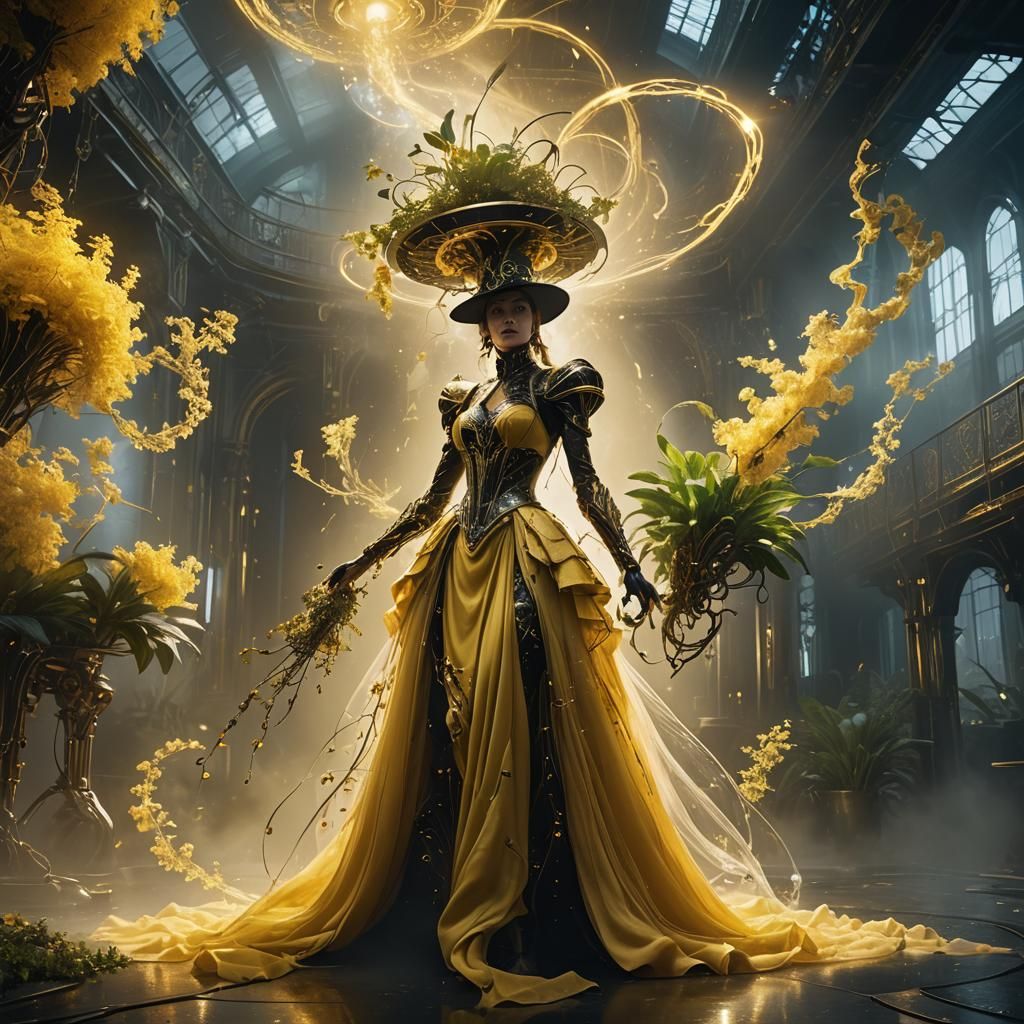 Merlin's Sci-Fi Transformation: Luxurious Concept Art