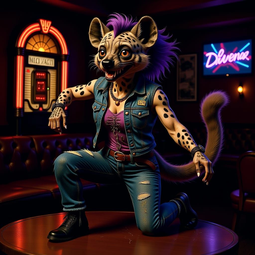 Epic masterpiece of a sassy feisty lithe feminine anthropomo...