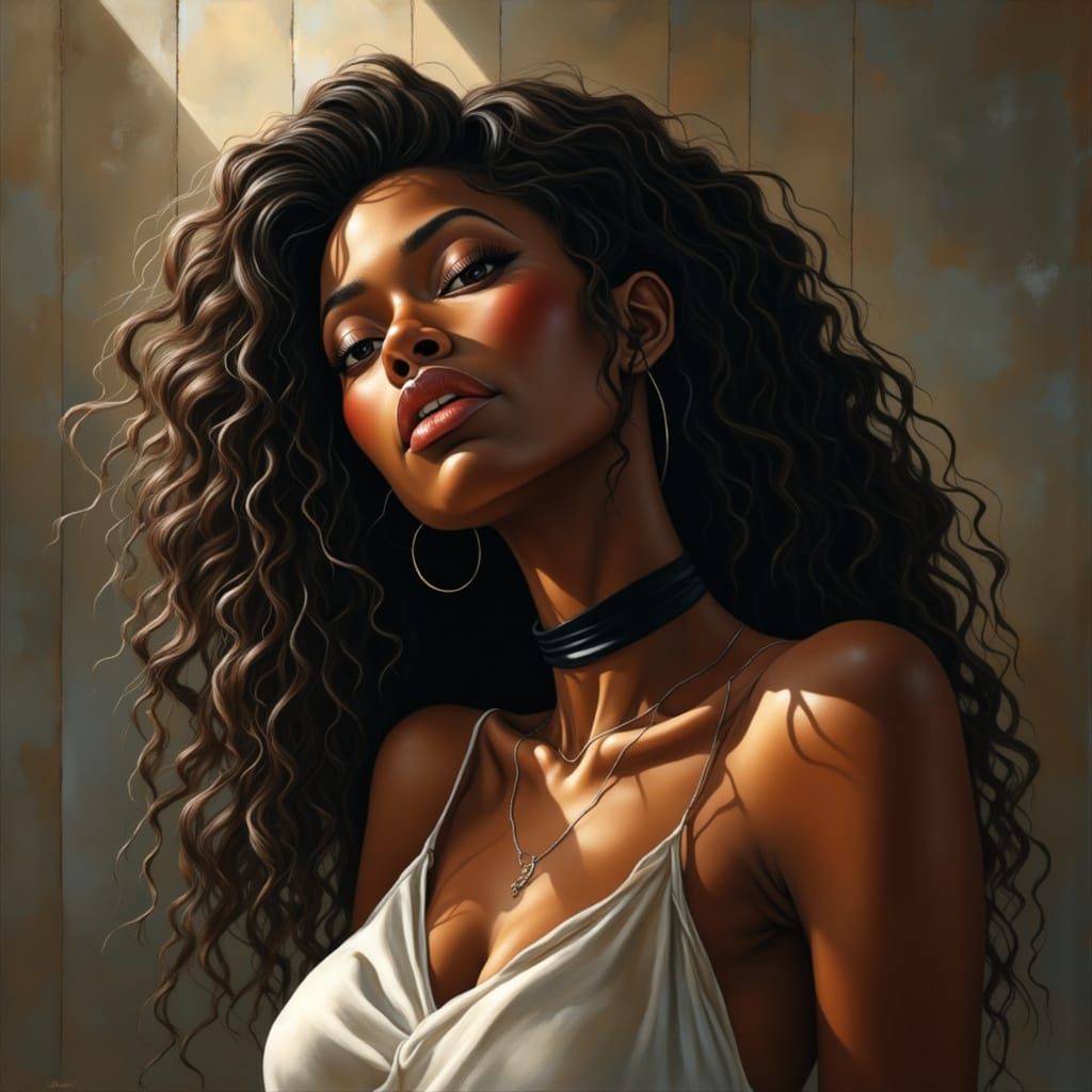 Hauntingly Beautiful Norse Goddess Portrait