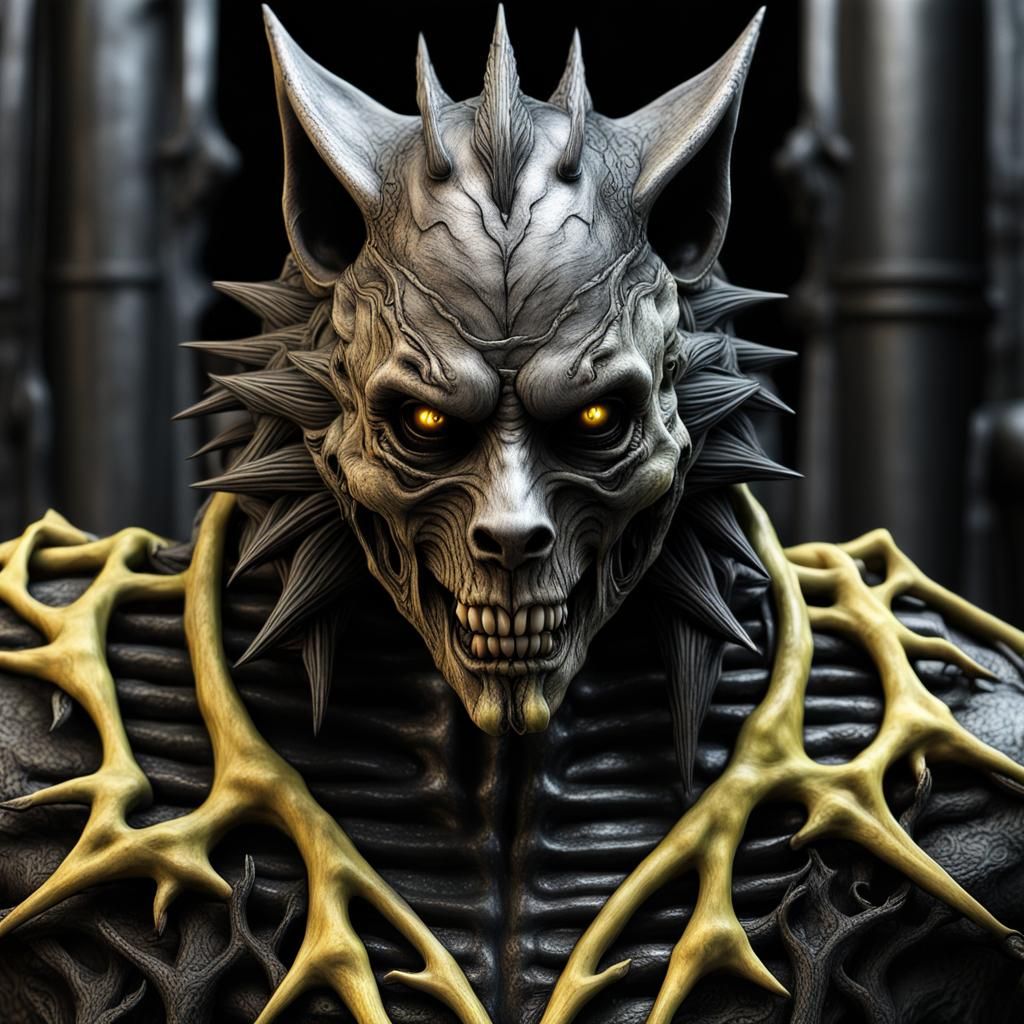 Undead Hybrid Wolf Zombie: Gothic Mephistopheles