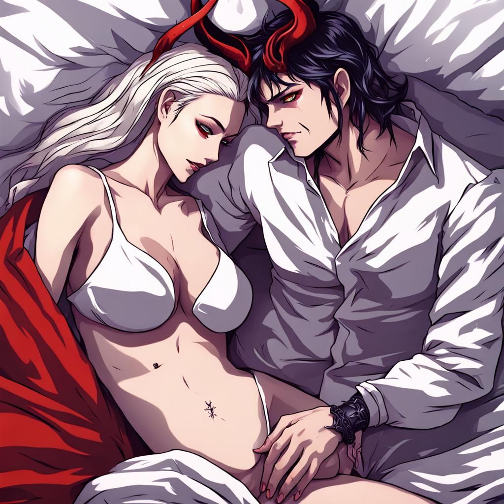 Hot Demon Queen with Demon King