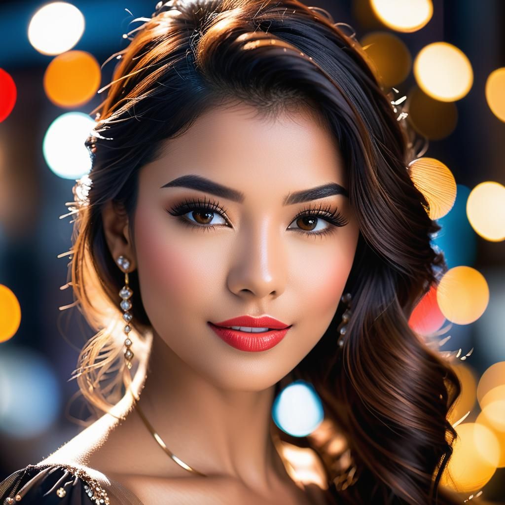 Photorealistic Portrait of a Beautiful Woman