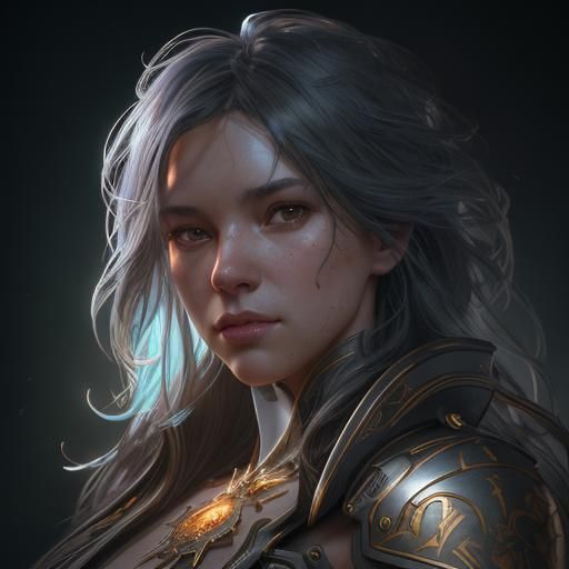 Hyperrealistic Portrait with Dynamic Lighting