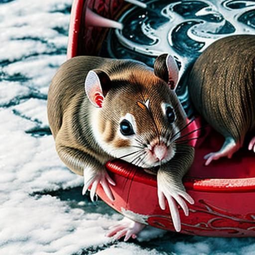 Cute Hamster Generated by AI