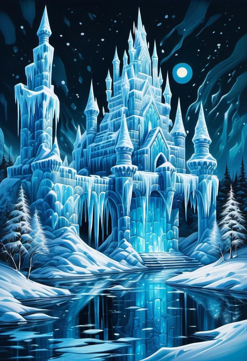 An ice castle