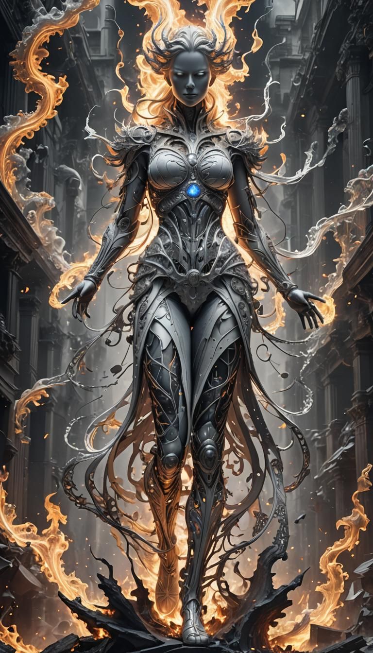 Scales of Justice in a Fractal Dark Fantasy World