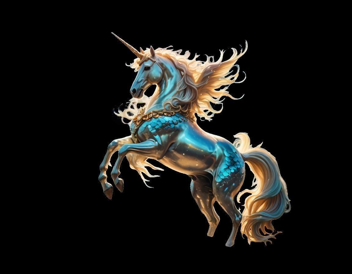 Unicorn Mermaid Hybrid in Divine Light