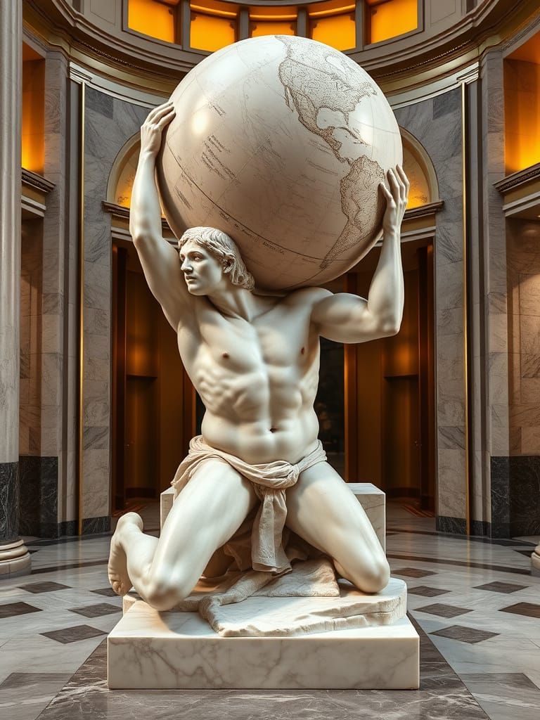 Replica of the Farnese Atlas