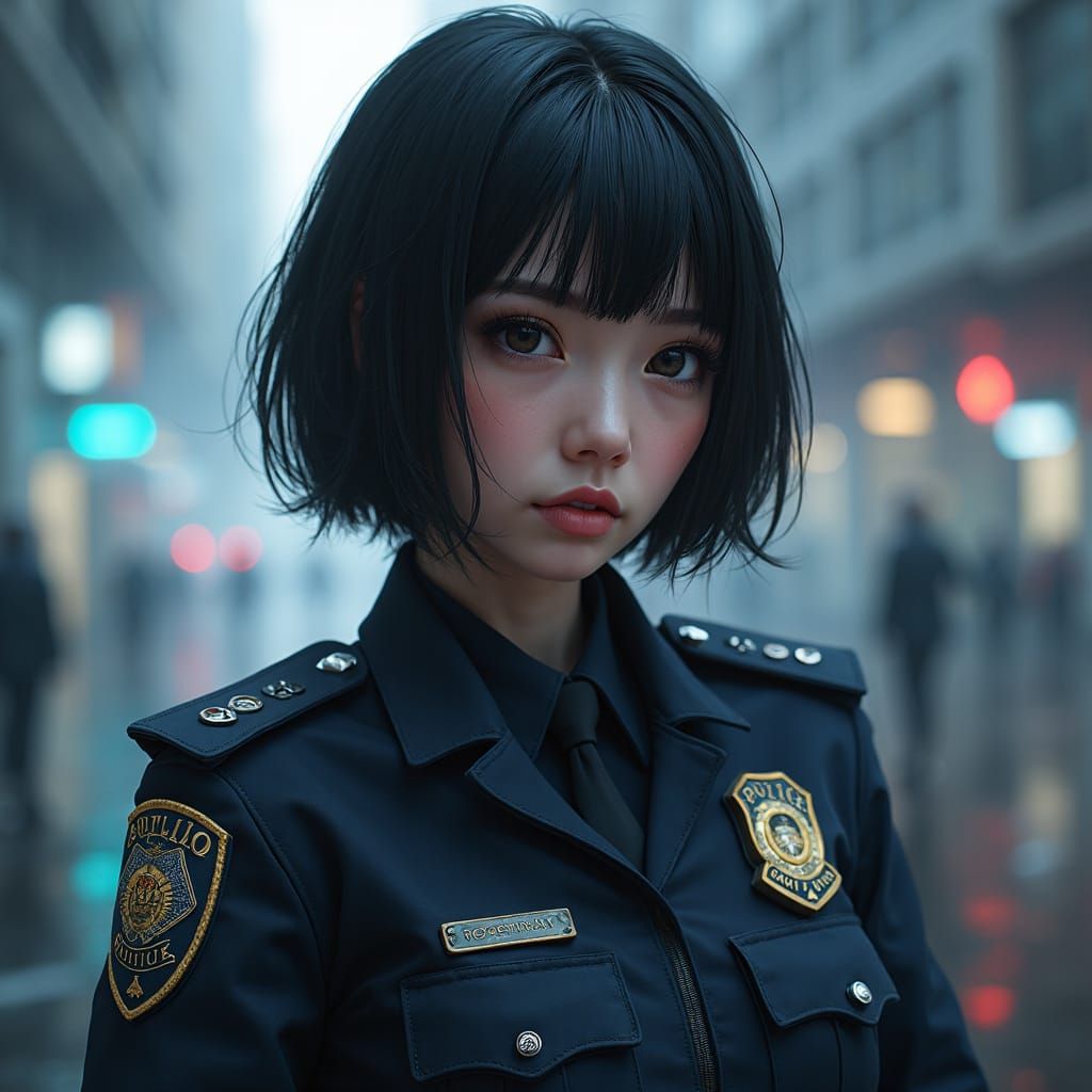 Scifi police officer...
