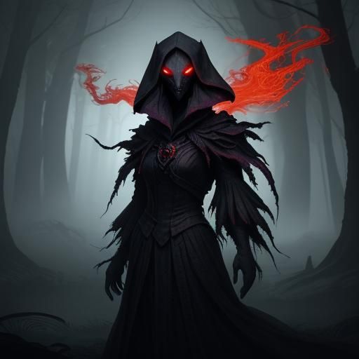 Eerie Bioluminescent Alien Creature in Fauvist Style