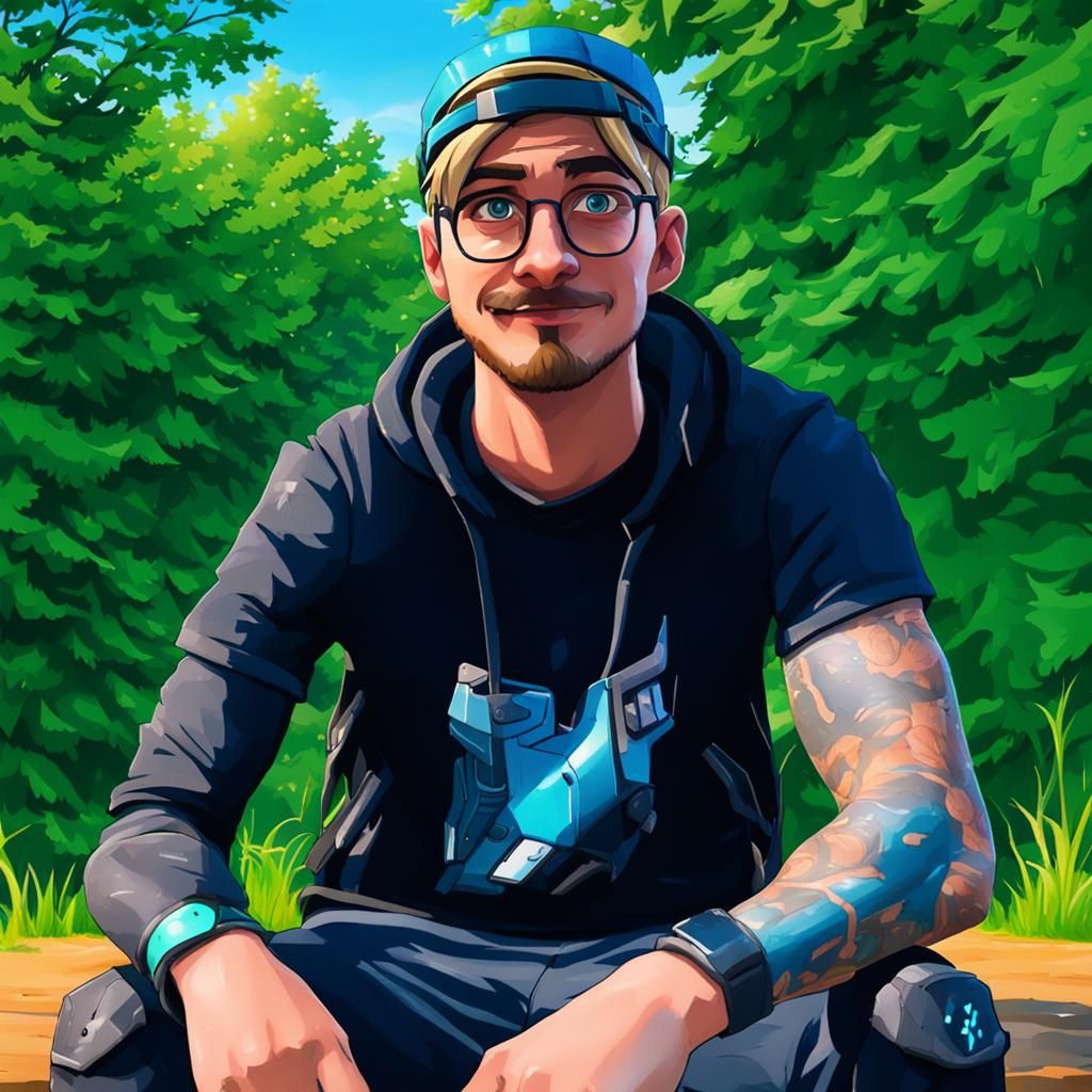 Mois as Fortnite-Style Character