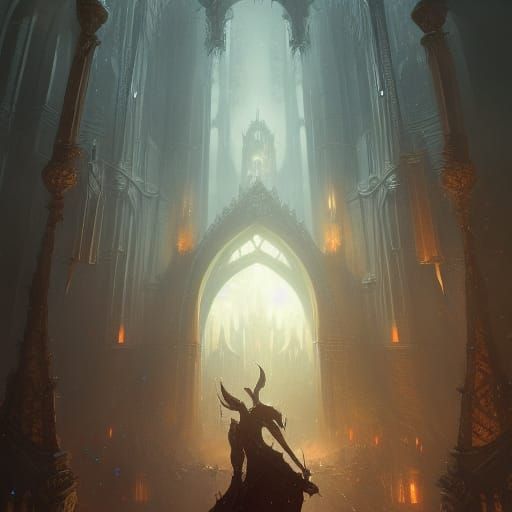 Dark Fantasy Elf King: Hyperdetailed Concept Art