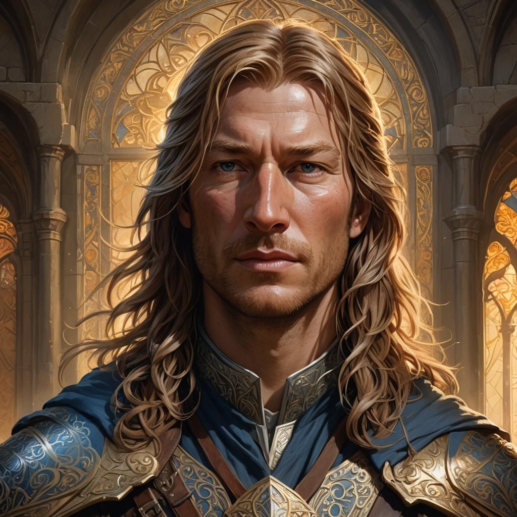 Faramir, Ranger of Ithilien, Fantasy Portrait