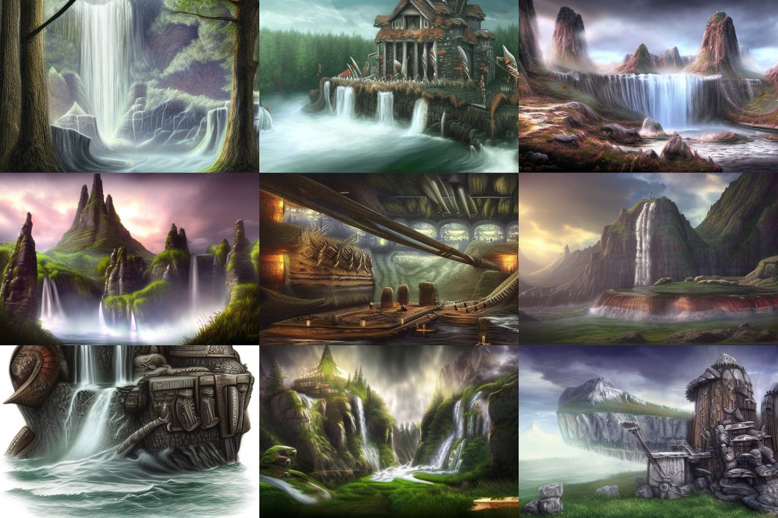 Hyperrealistic Rendering of Valhalla