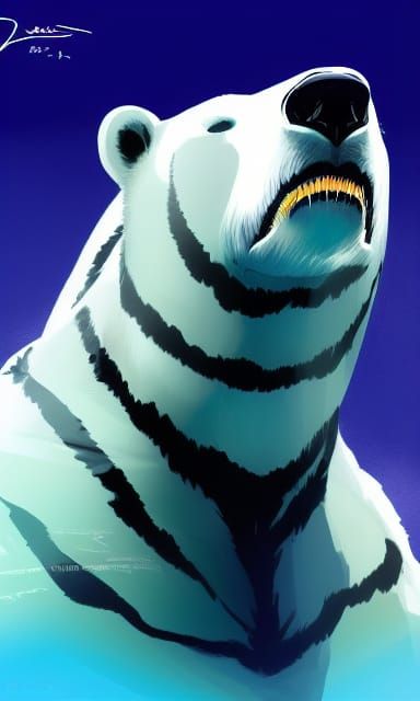 Hybrid Polar Bear Orca Warrior Speedpaint