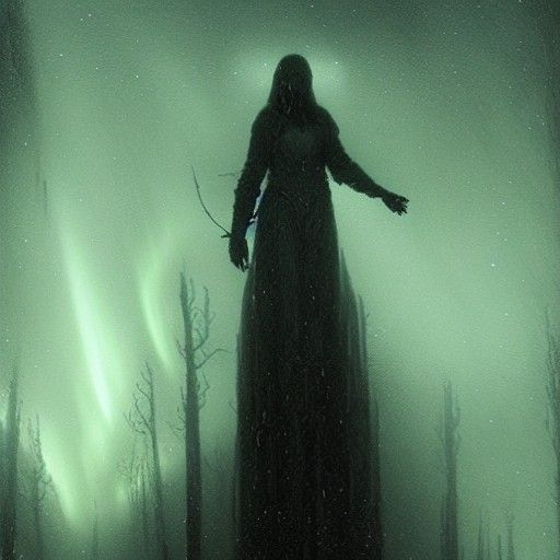 Aurora Borealis: Ghostly Women and Time Traveler