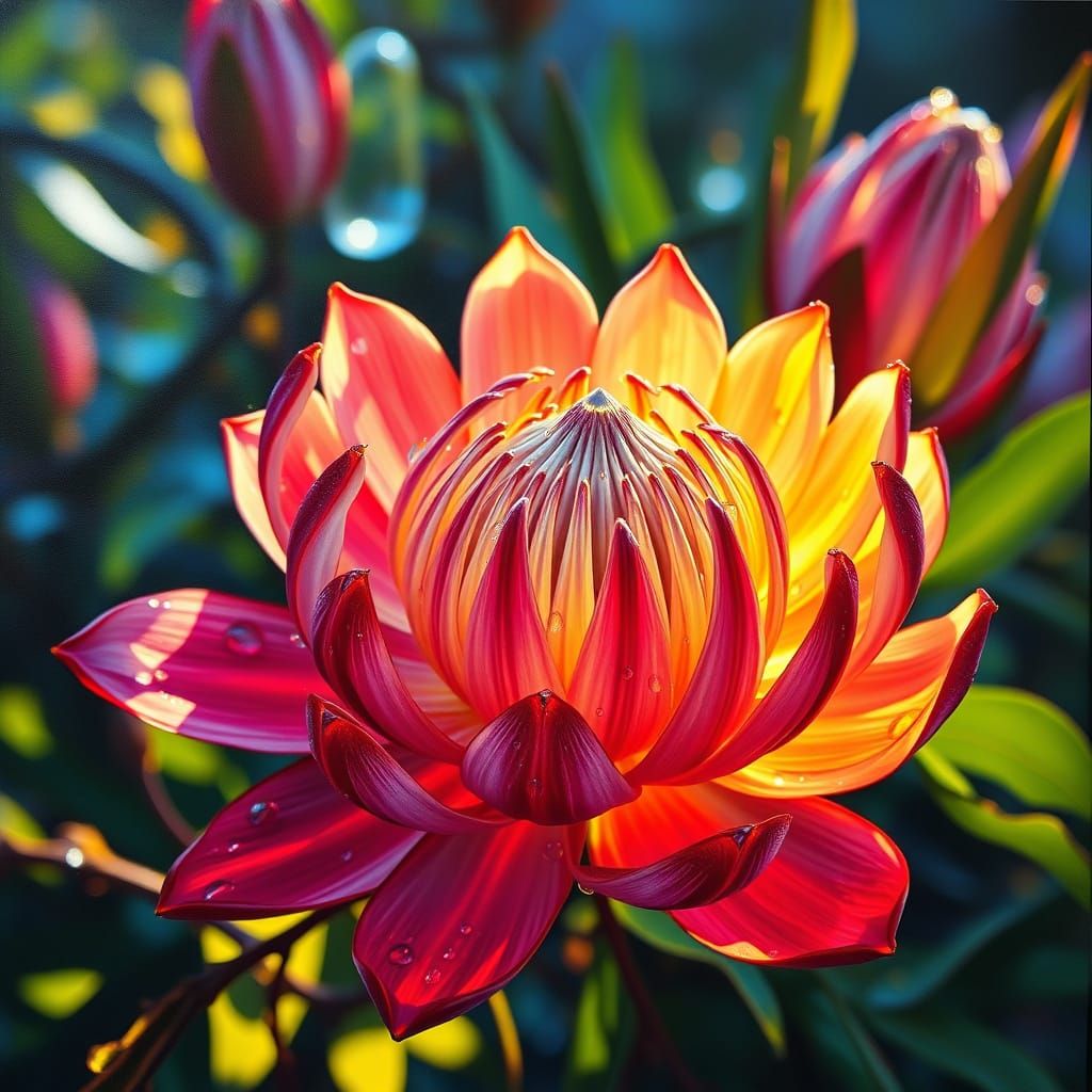 Bioluminescent Protea