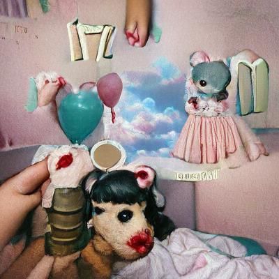 K-12 Album Cover Art in Dream Pop Style