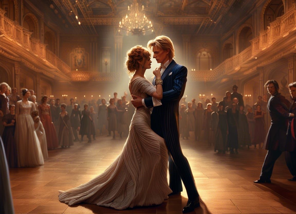 Labyrinth Masquerade Ball: Dark Fantasy Concept Art