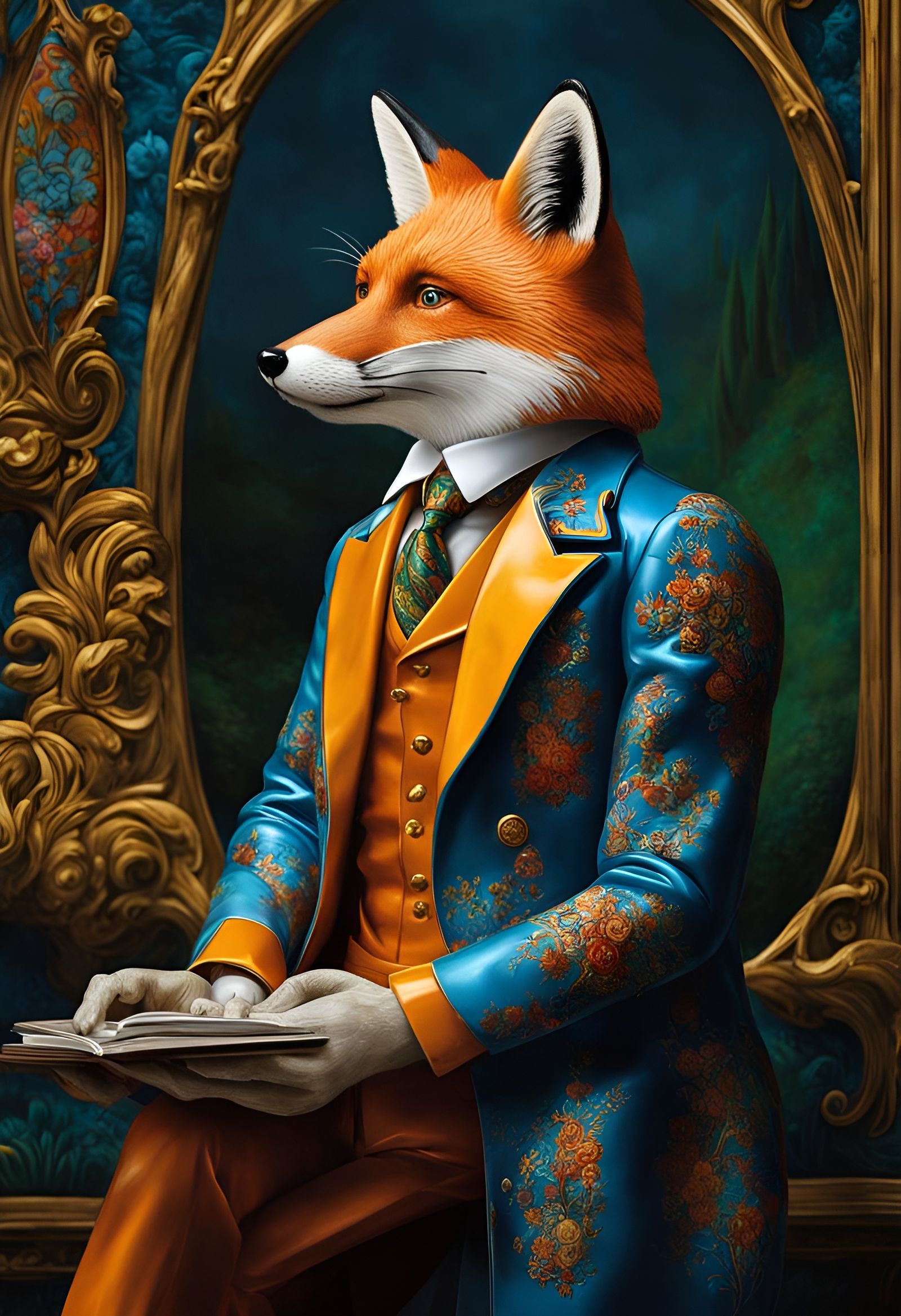 Mr. Fox pondering about life and such.