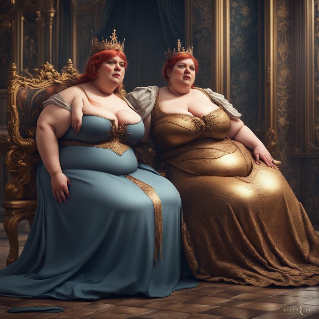 Modern Queens of France: Detailed Matte Painting