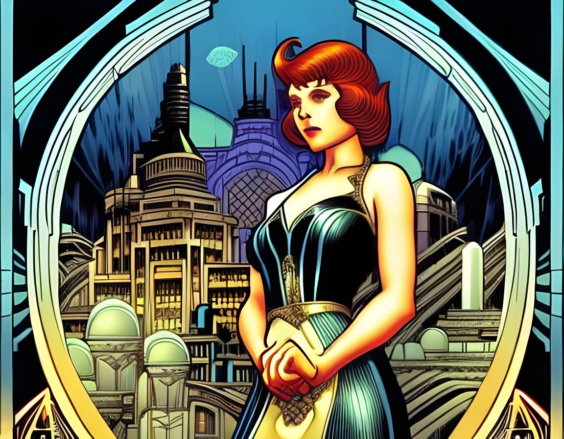 CLUE Reimagined as Art Nouveau Graphic Novel