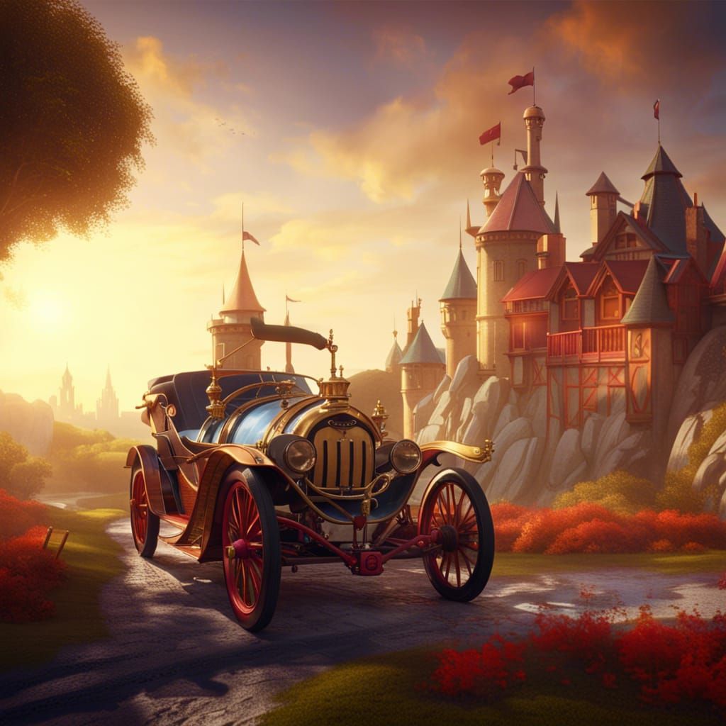 Fantastical Chitty Chitty Bang Bang Concept Art