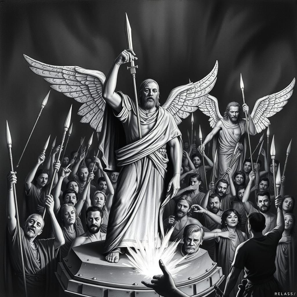 Fiery Effigy: A Visual of Rebellion