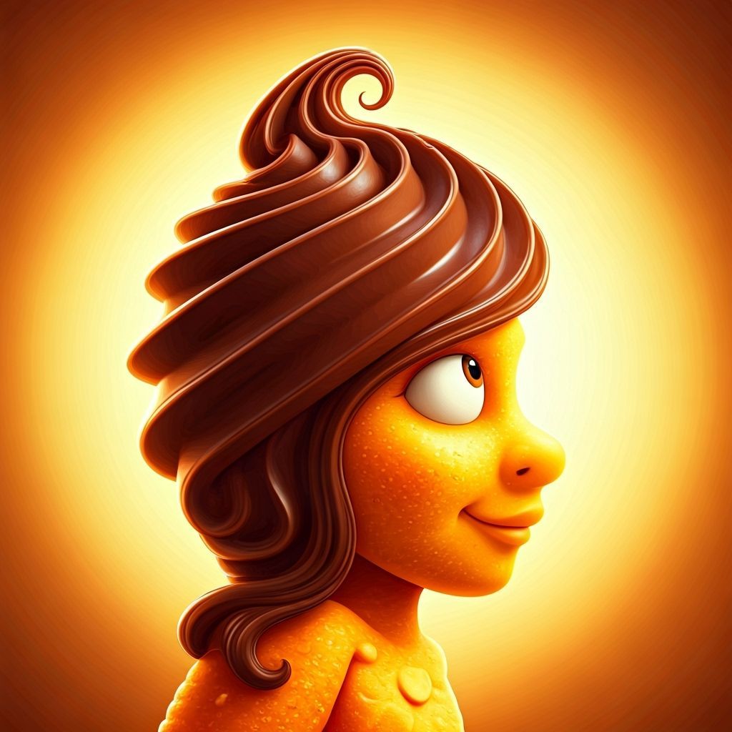 Chocolate Swirl Goldfish Cracker Concept Art