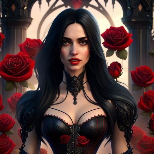 Fairytale Princess Portrait in Anne Stone Style