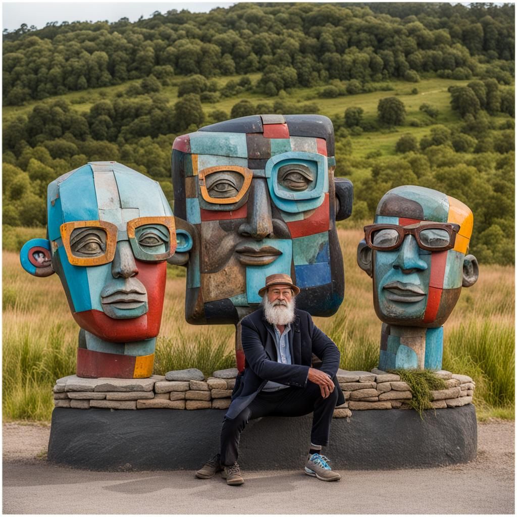 Quirky Roadside Sculptures: Travelers' Portraits
