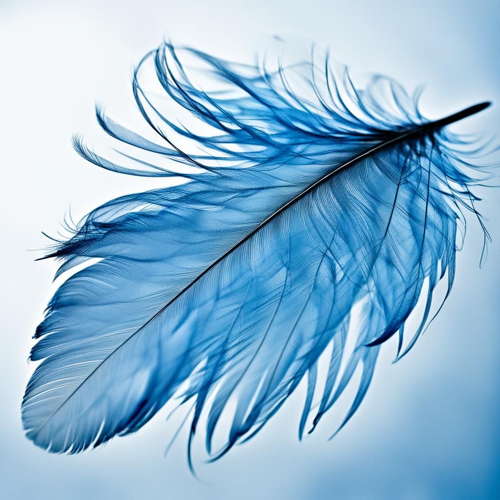Weightless Feather Extreme Close-Up