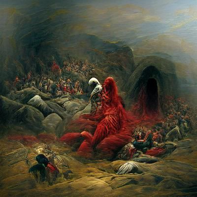 Battle of Sodom and Gomorrah in Horror Style