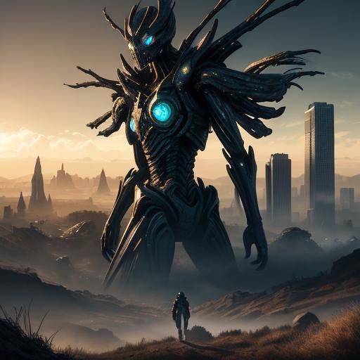 Harvester Queen Emerges in Ruined Cityscape