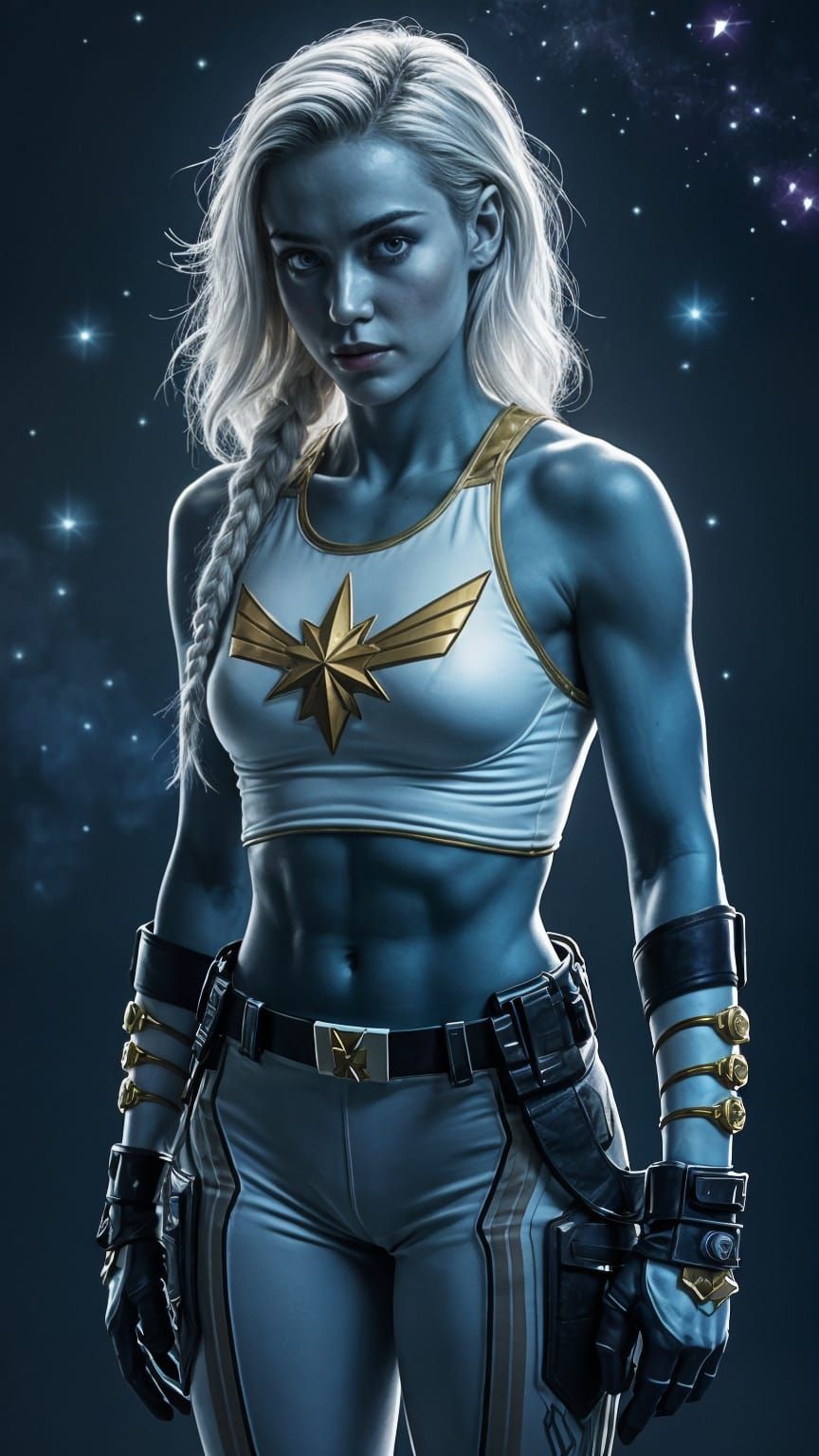 Natalia Dyer as Lauri-Ell, Cosmic Kree Warrior