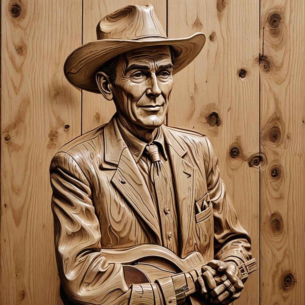 Knotty Pine Carving: A Rustic Celebration