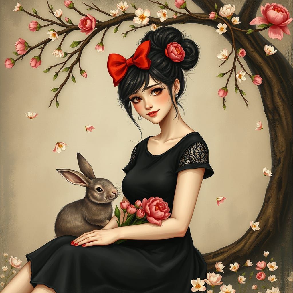 Whimsical Springtime Serenade in Steampunk Style