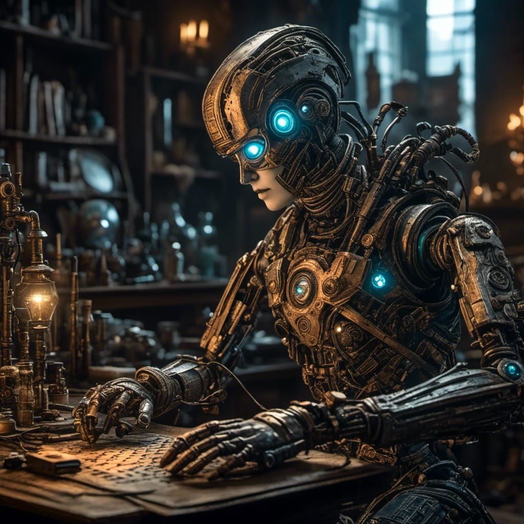 Android Melancholy: Cyberpunk Soul in Digital Circuitry